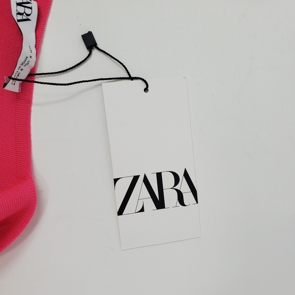 NWT- ZARA- Hot Pink Shift Style Tank Top- Women- Size Small - Picture 5 of 10